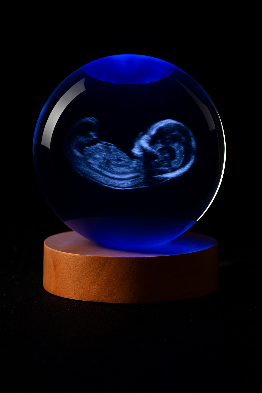 Gepersonaliseerde Kristallen Echo Bol – Uniek Herinneringsstuk met Naam