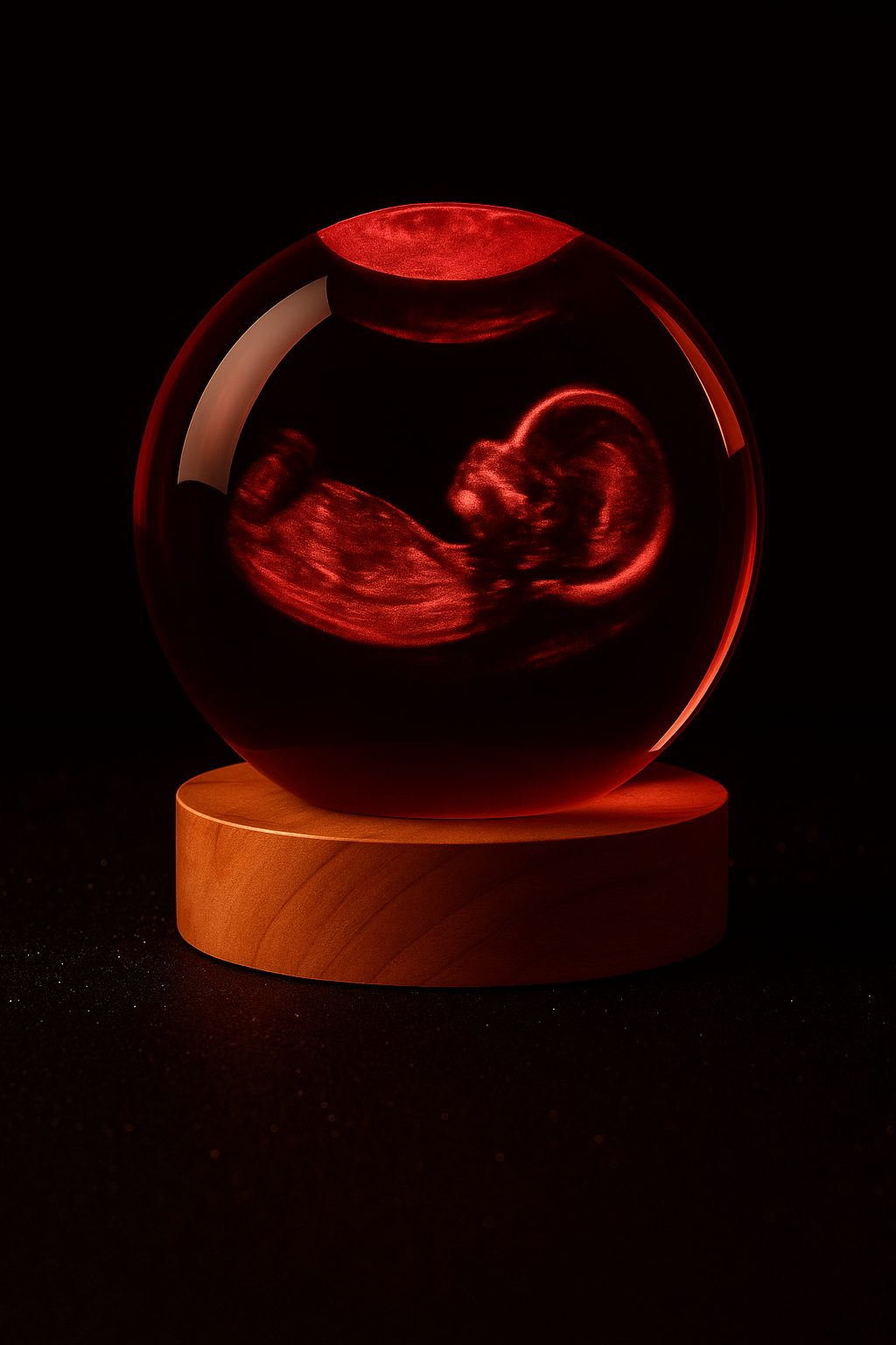 Gepersonaliseerde Kristallen Echo Bol – Uniek Herinneringsstuk met Naam