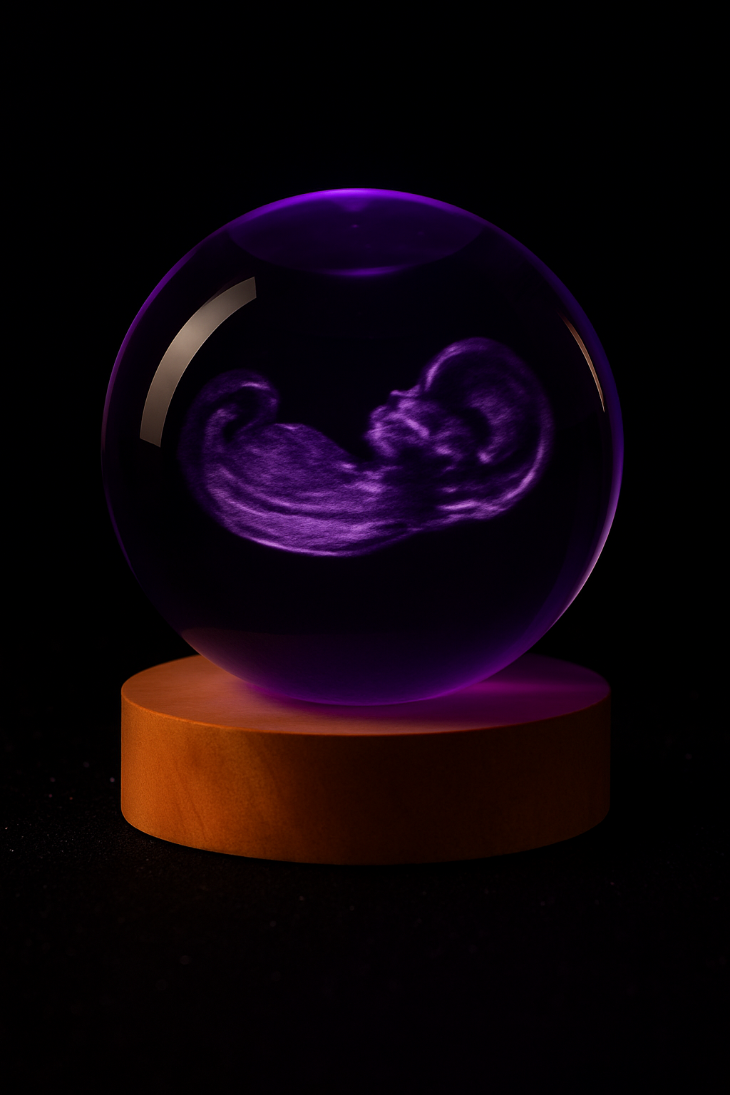 Gepersonaliseerde Kristallen Echo Bol – Uniek Herinneringsstuk met Naam