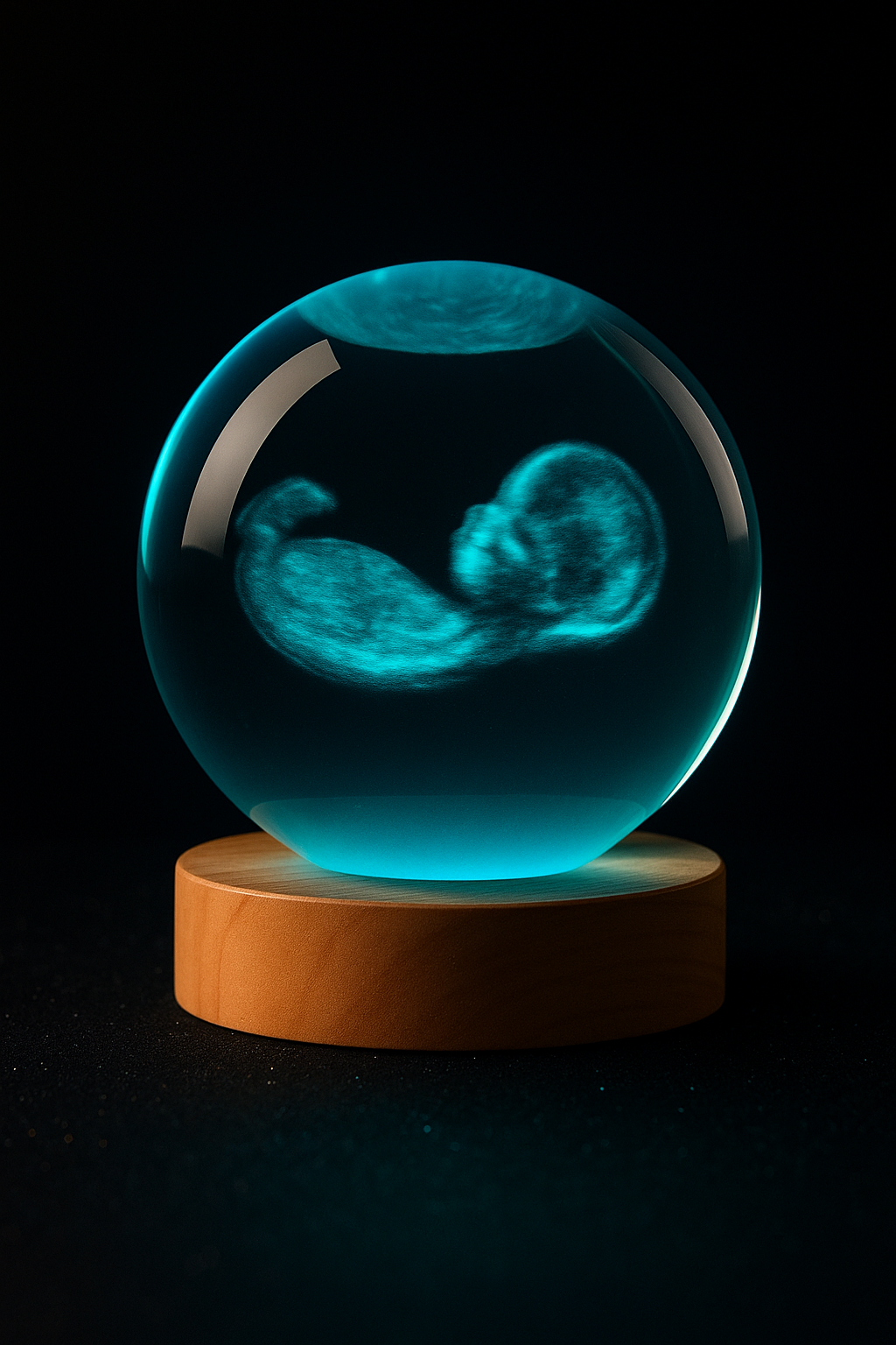 Gepersonaliseerde Kristallen Echo Bol – Uniek Herinneringsstuk met Naam