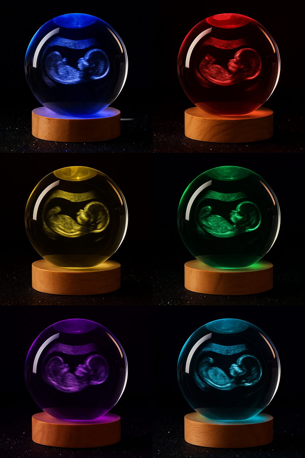 Gepersonaliseerde Kristallen Echo Bol – Uniek Herinneringsstuk met Naam